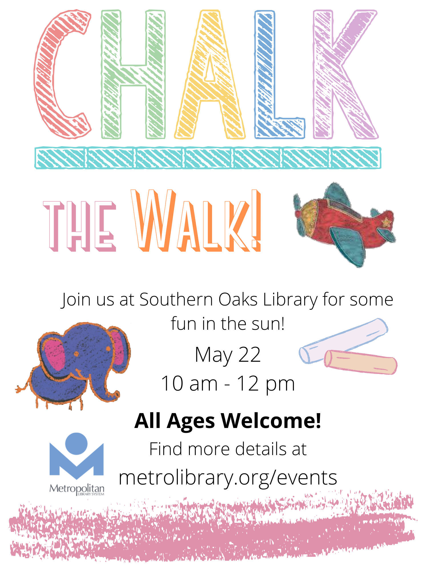 Chalk the Walk! Metropolitan Library System